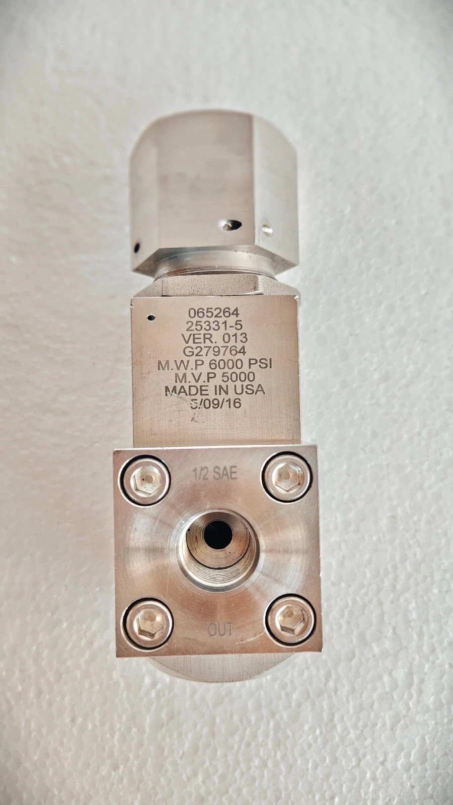 Gilmore Proserv 25331-5 NPT Valve Set@5500 PSI G279764